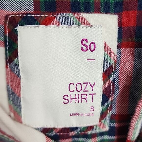 SO Cozy Shirt Flannel, Small - Picture 3 of 6